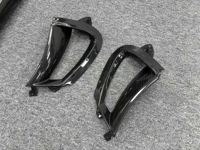 Dry Carbon Fiber Front Bumper Side Vent Body Kit Side Canards air Outlet for mclaren 720S