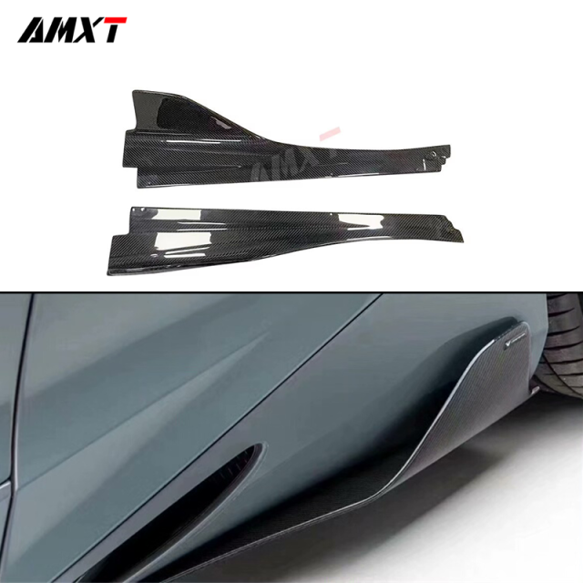 High Quality Fast Delivery Whole Sale Price Dry Carbon Fiber Vors Side Skirt Body Kits for Mclaren 720S