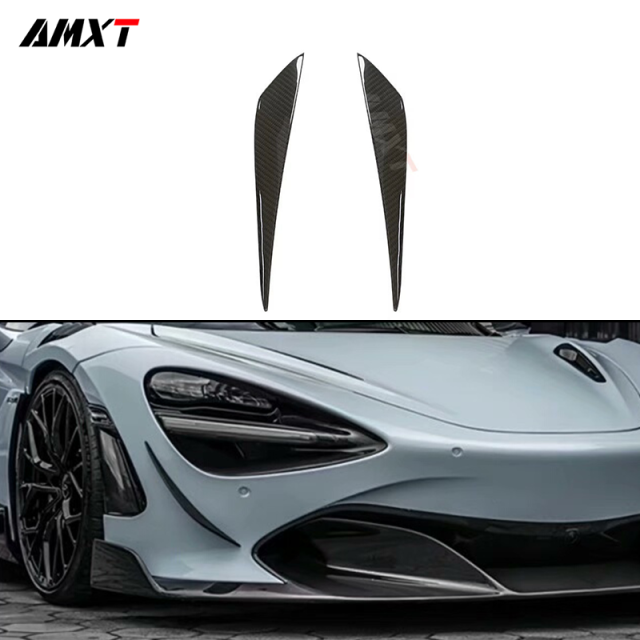 High Quality Fast Delivery Whole Sale Price Dry Carbon Fiber Front Bumper Canards Body Kits for Mclaren 720S