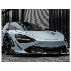 High Quality Fast Delivery Whole Sale Price Dry Carbon Fiber Front Bumper Canards Body Kits for Mclaren 720S