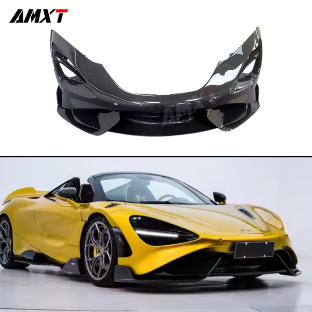 High Quality Fast Delivery Whole Sale Price Dry Carbon Fiber 765LT Front Bumper Body Kits for Mclaren 720S