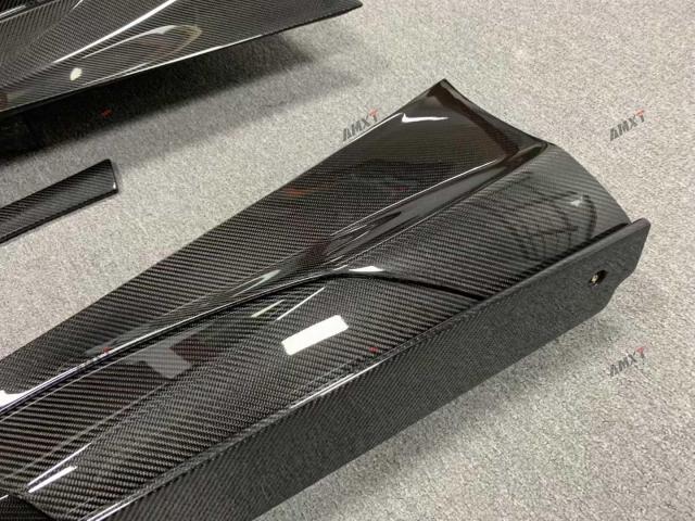 720S Upgrade 765LT Prepreg Dry Carbon Fiber Forged Side Skirts Body Kits for McLaren 720S