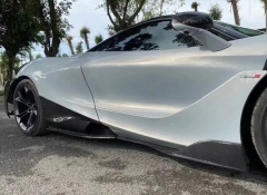 720S Upgrade 765LT Prepreg Dry Carbon Fiber Forged Side Skirts Body Kits for McLaren 720S