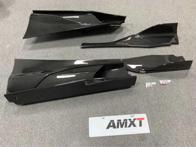 720S Upgrade 765LT Prepreg Dry Carbon Fiber Forged Side Skirts Body Kits for McLaren 720S