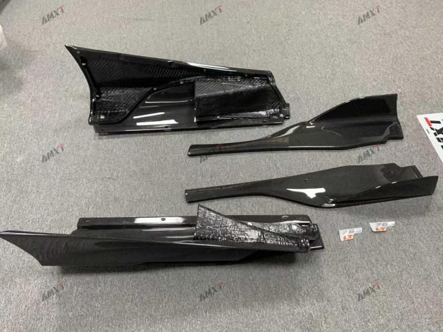 720S Upgrade 765LT Prepreg Dry Carbon Fiber Forged Side Skirts Body Kits for McLaren 720S
