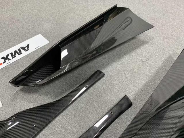 720S Upgrade 765LT Prepreg Dry Carbon Fiber Forged Side Skirts Body Kits for McLaren 720S