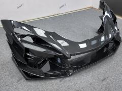 High Quality Fast Delivery Whole Sale Price Prepreg Dry Carbon Fiber GTR Senna Front Bumper Body Kits for McLaren 720S