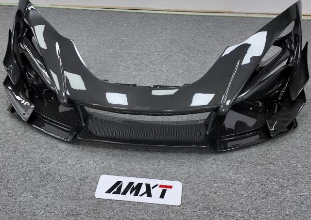 High Quality Fast Delivery Whole Sale Price Prepreg Dry Carbon Fiber GTR Senna Front Bumper Body Kits for McLaren 720S