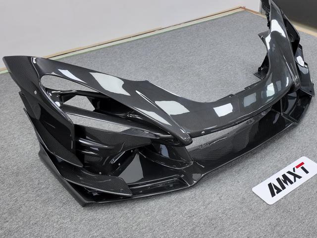 High Quality Fast Delivery Whole Sale Price Prepreg Dry Carbon Fiber GTR Senna Front Bumper Body Kits for McLaren 720S