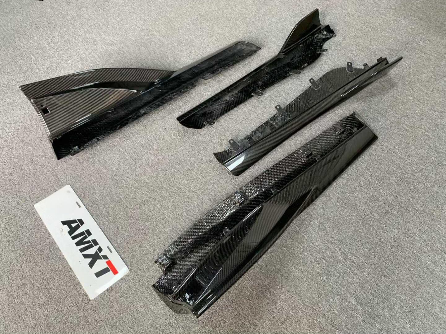 High Quality Fast Delivery Whole Sale Price Dry Carbon Fiber 600LT Side Skirt Body Kits for Mclaren 540-570S