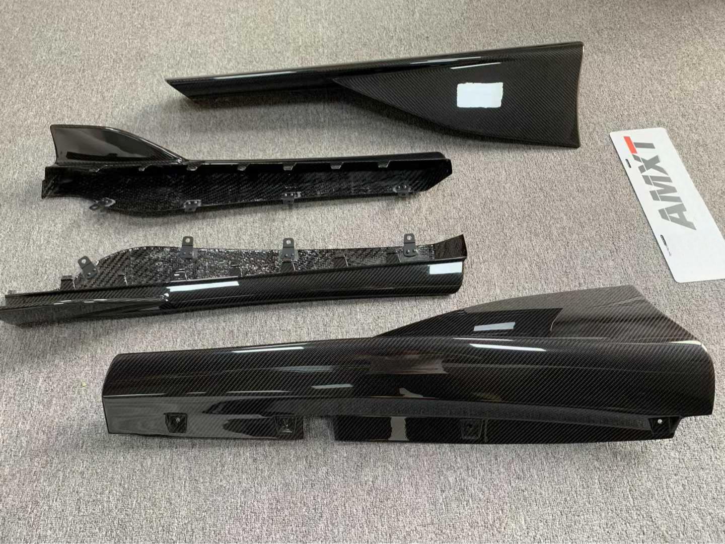 High Quality Fast Delivery Whole Sale Price Dry Carbon Fiber 600LT Side Skirt Body Kits for Mclaren 540-570S
