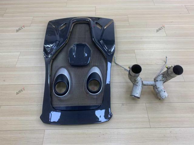 High Quality Fast Delivery Whole Sale Price Dry Carbon Fiber 600LT Engine Cover Exhaust Body Kits for Mclaren 540-570S