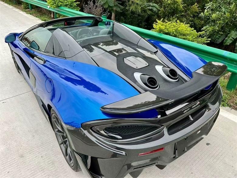 High Quality Fast Delivery Whole Sale Price Dry Carbon Fiber 600LT Engine Cover Exhaust Body Kits for Mclaren 540-570S
