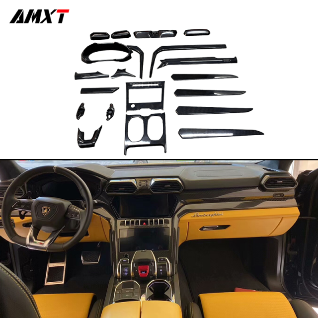 Urus Dry Carbon Fiber Interior Trims Vents Inside Panels Interior for Lamborghini Urus Car Accessories