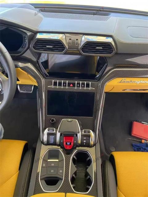 Urus Dry Carbon Fiber Interior Trims Vents Inside Panels Interior for Lamborghini Urus Car Accessories