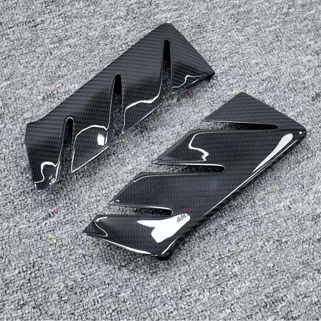 EVO RWD Upgrade OC Style Front Bumper Corner Guards High Quality Dry Carbon Fiber Body Kits for Lamborghini Huracan