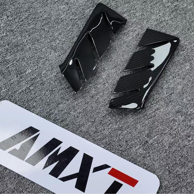 EVO RWD Upgrade OC Style Front Bumper Corner Guards High Quality Dry Carbon Fiber Body Kits for Lamborghini Huracan