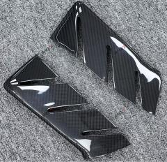 EVO RWD Upgrade OC Style Front Bumper Corner Guards High Quality Dry Carbon Fiber Body Kits for Lamborghini Huracan