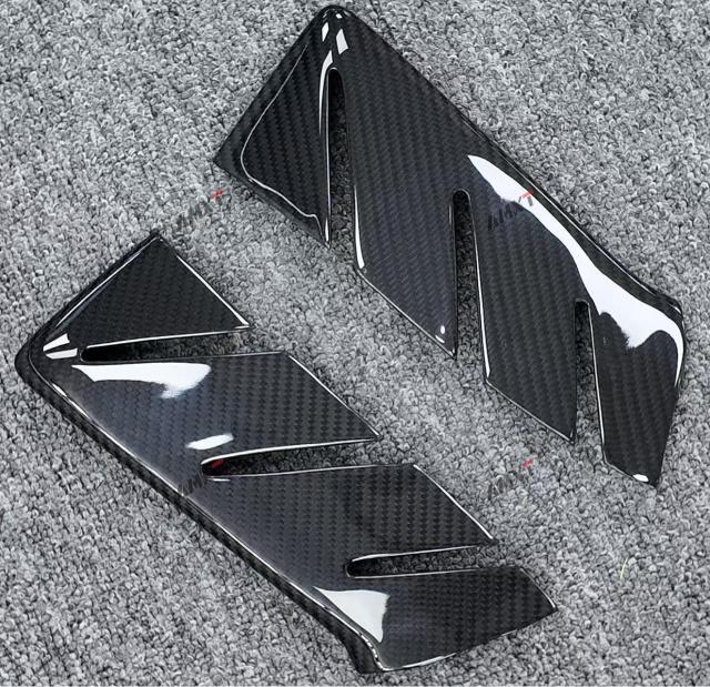 EVO RWD Upgrade OC Style Front Bumper Corner Guards High Quality Dry Carbon Fiber Body Kits for Lamborghini Huracan