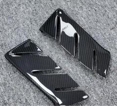 EVO RWD Upgrade OC Style Front Bumper Corner Guards High Quality Dry Carbon Fiber Body Kits for Lamborghini Huracan