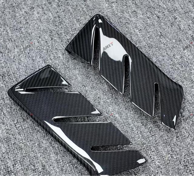 EVO RWD Upgrade OC Style Front Bumper Corner Guards High Quality Dry Carbon Fiber Body Kits for Lamborghini Huracan