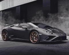 EVO RWD Upgrade OC Style Front Bumper Corner Guards High Quality Dry Carbon Fiber Body Kits for Lamborghini Huracan