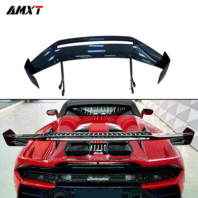 EVO STO Wing Spoiler Rear Wing High Quality Fast Delivery Dry Carbon Fiber Body Kits for Lamborghini Huracan