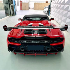 EVO STO Wing Spoiler Rear Wing High Quality Fast Delivery Dry Carbon Fiber Body Kits for Lamborghini Huracan