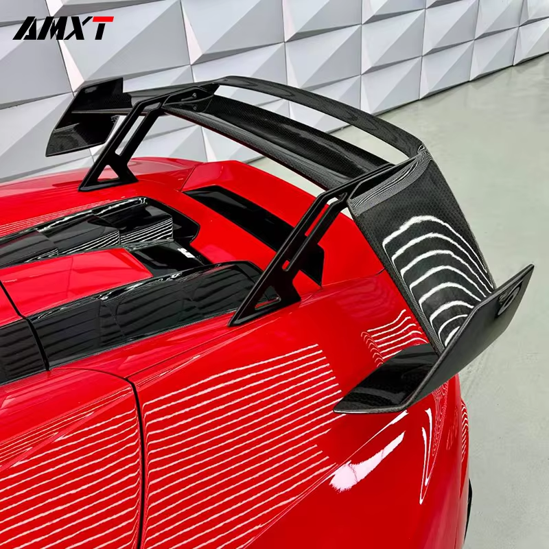 EVO STO Wing Spoiler Rear Wing High Quality Fast Delivery Dry Carbon Fiber Body Kits for Lamborghini Huracan
