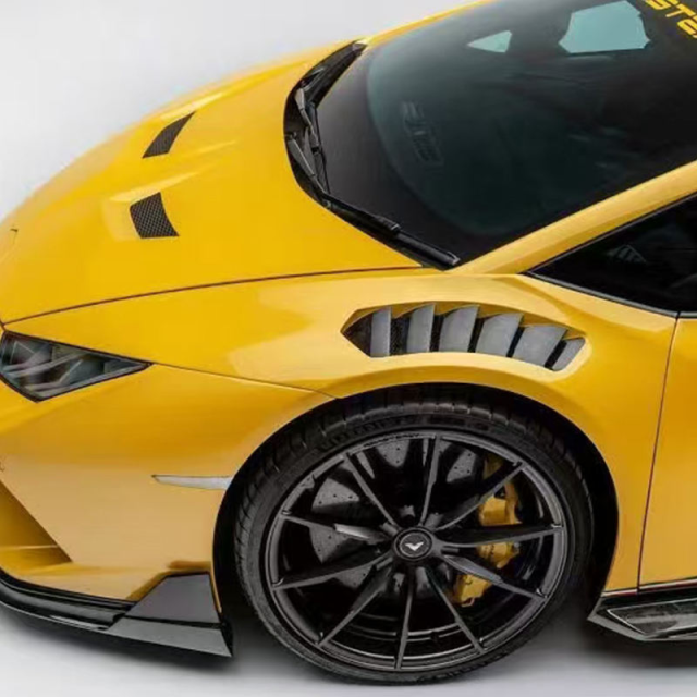 Dry Carbon Fiber fenders flare for Lamborghini Huracan Vorsteiner Style Bodykit High Quality Excellent Fitment