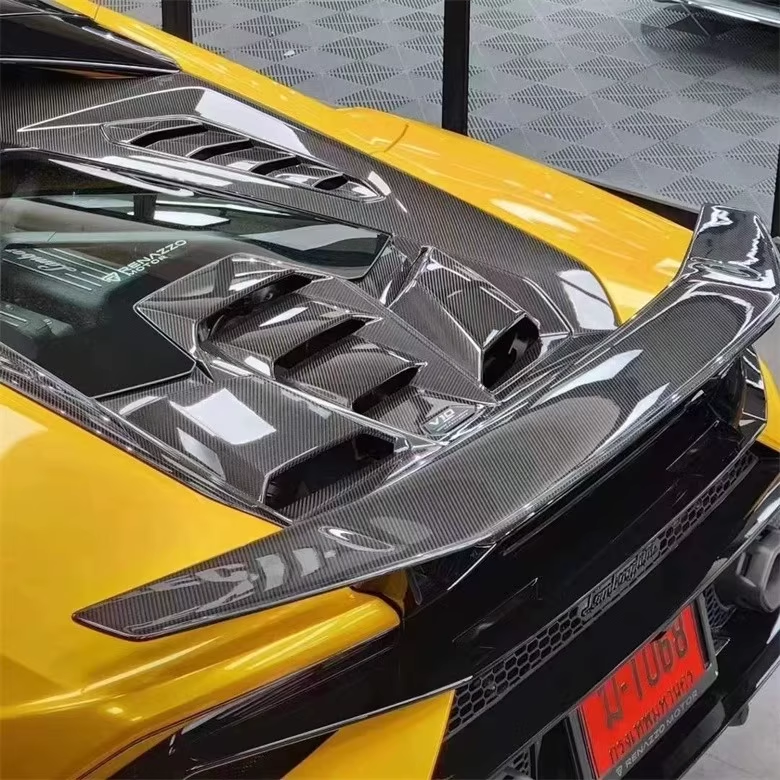 Spoiler Rear Wing High Quality Fast Delivery Prepreg Dry Carbon Fiber Body Kits for Lamborghini Huracan