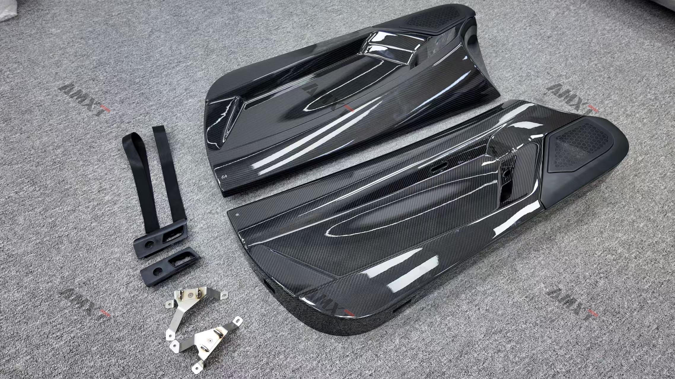 High Quality Fast Delivery Whole Sale Price Dry Carbon Fiber SVJ Door Panel Car Doors Body Kits for Lamborghini Aventador Lp700
