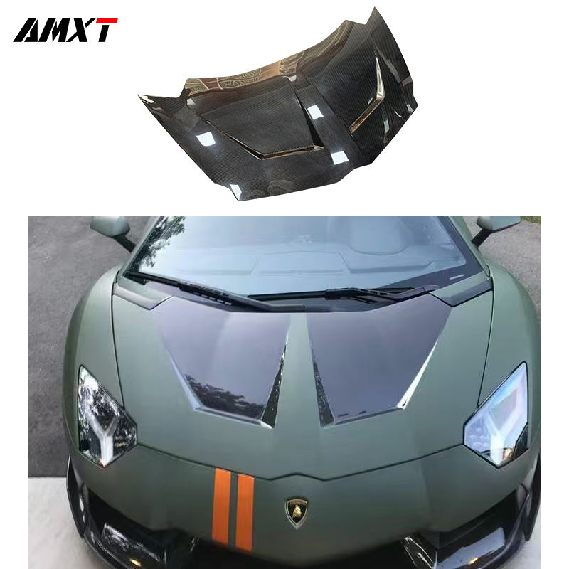 1016 Dry Carbon Front Bonnet Hood Excellent Quality Exterior Accessory With Good Fitment for Lamborghini Aventador