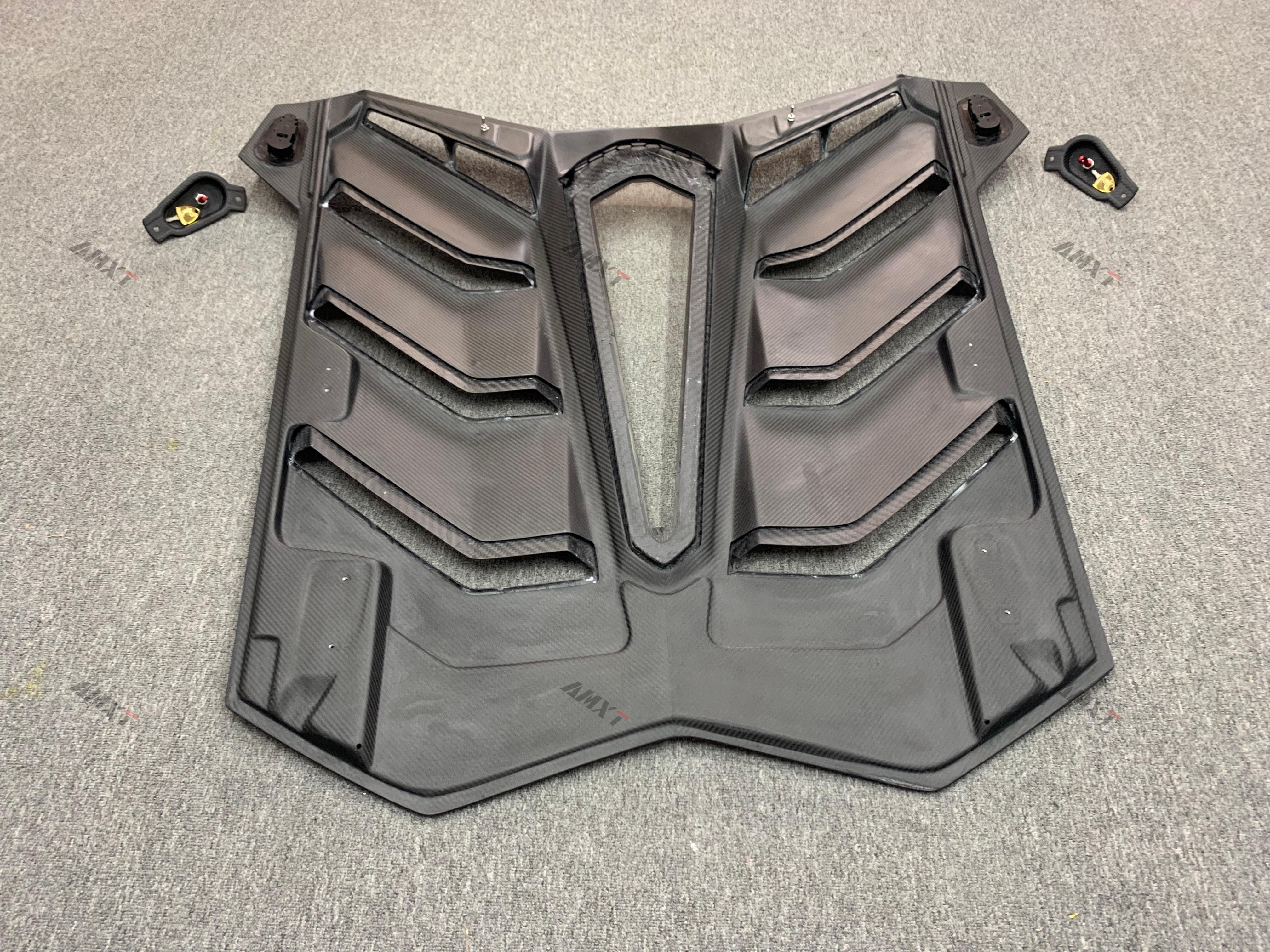 High Quality Fast Delivery Whole Sale Price Dry Carbon Fiber SVJ Style Engine Hood Body Kits for Lamborghini Aventador Car Hood