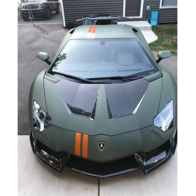 1016 Dry Carbon Front Bonnet Hood Excellent Quality Exterior Accessory With Good Fitment for Lamborghini Aventador
