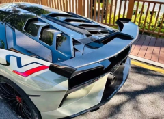 High Quality Fast Delivery Whole Sale Price Dry Carbon Fiber SVJ Style Engine Hood Body Kits for Lamborghini Aventador Car Hood