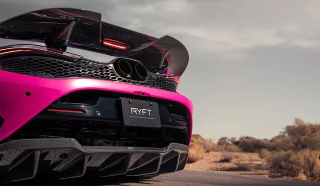 RYFT Spoiler Car Rear Wing High Quality Dry Carbon Wing for Mclaren 750S Good Fitment