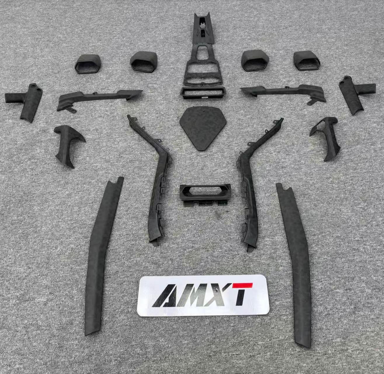 Dry Carbon Fiber EVO Interior Trims Cover Body Kits for Lamborghini Huracan LP580 610