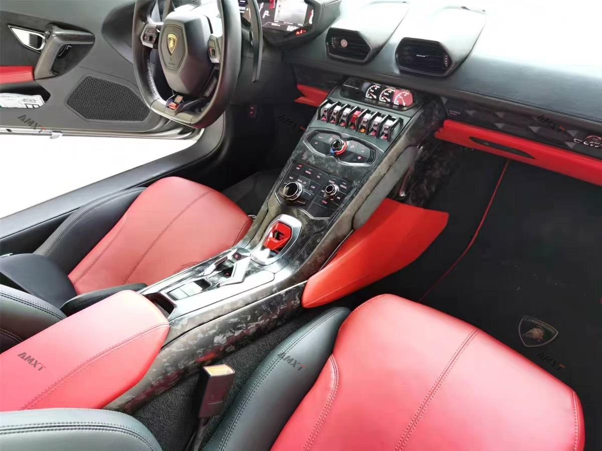 Dry Carbon Fiber EVO Interior Trims Cover Body Kits for Lamborghini Huracan LP580 610