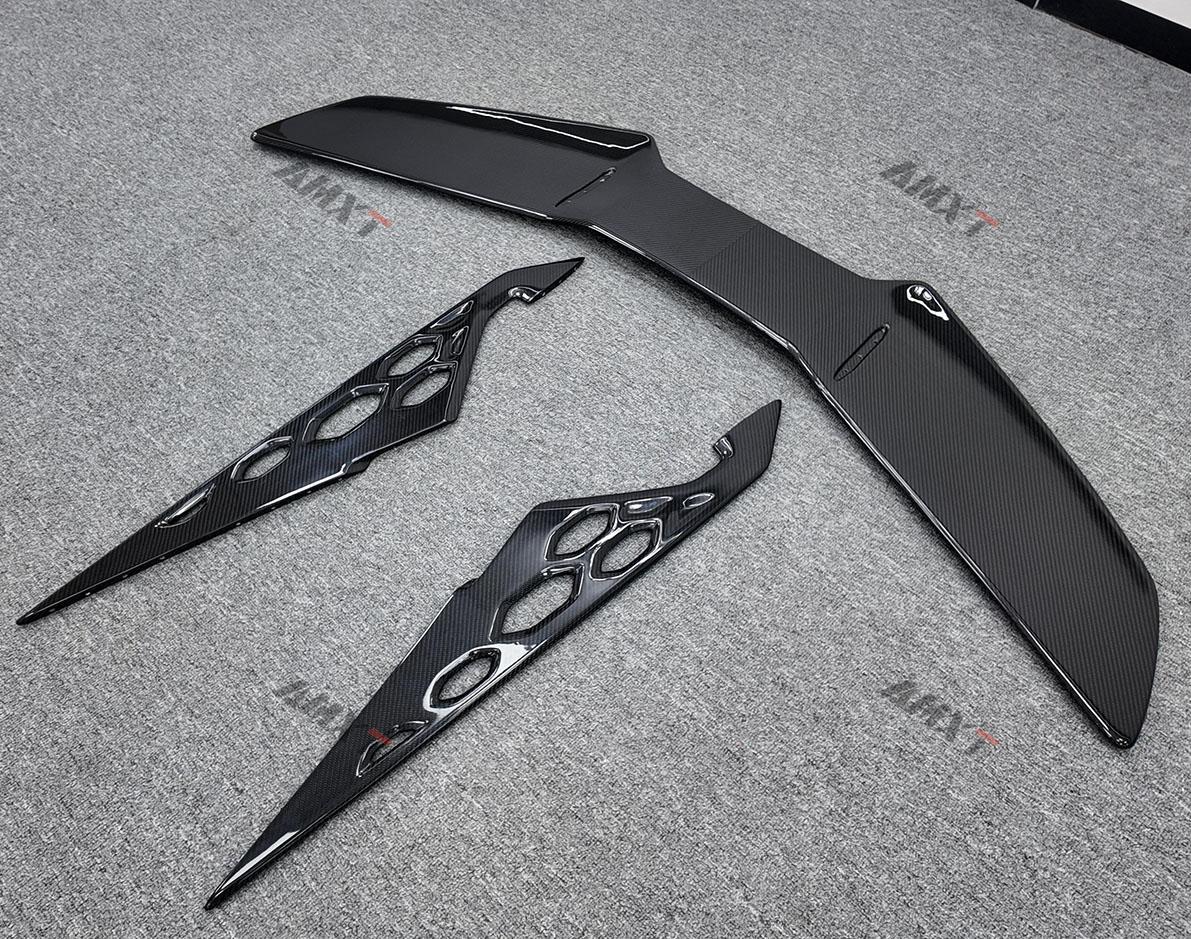 Dry Carbon Fiber DUKE Wing Car Rear Spoiler for Lamborghini Revuelto