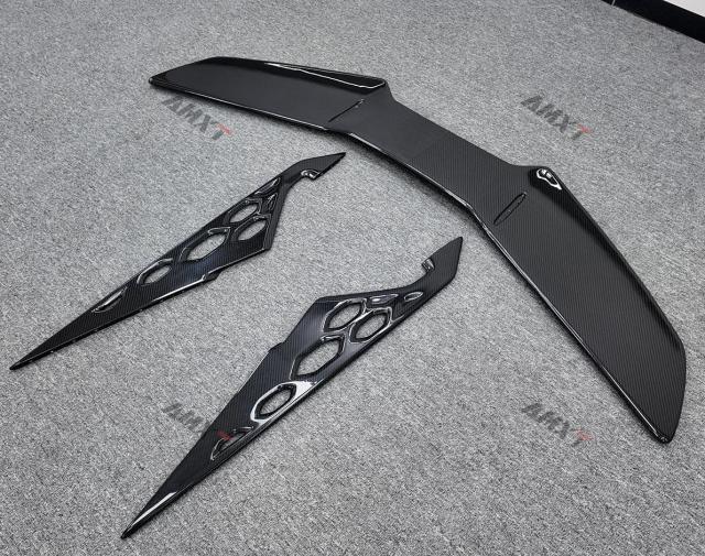 Dry Carbon Fiber DUKE Wing Car Rear Spoiler for Lamborghini Revuelto