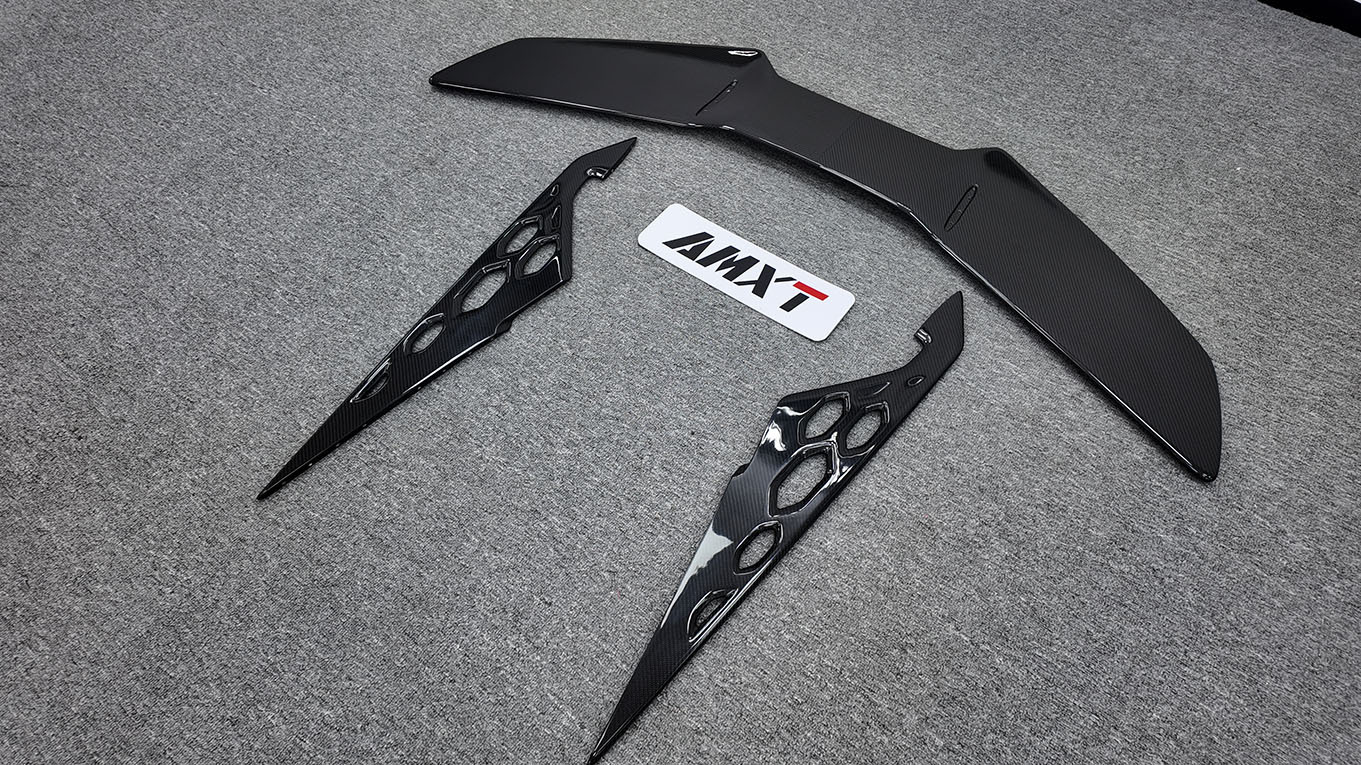 Dry Carbon Fiber DUKE Wing Car Rear Spoiler for Lamborghini Revuelto