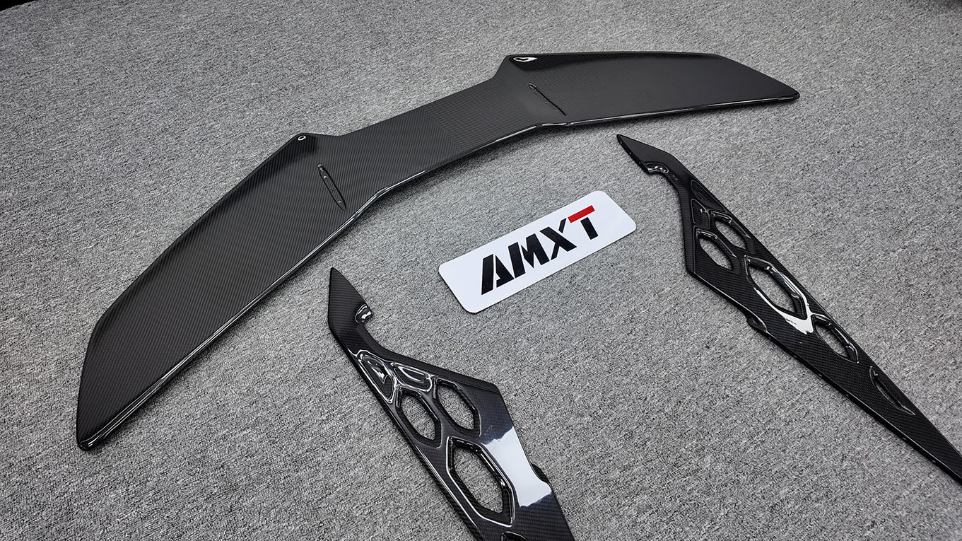 Dry Carbon Fiber DUKE Wing Car Rear Spoiler for Lamborghini Revuelto
