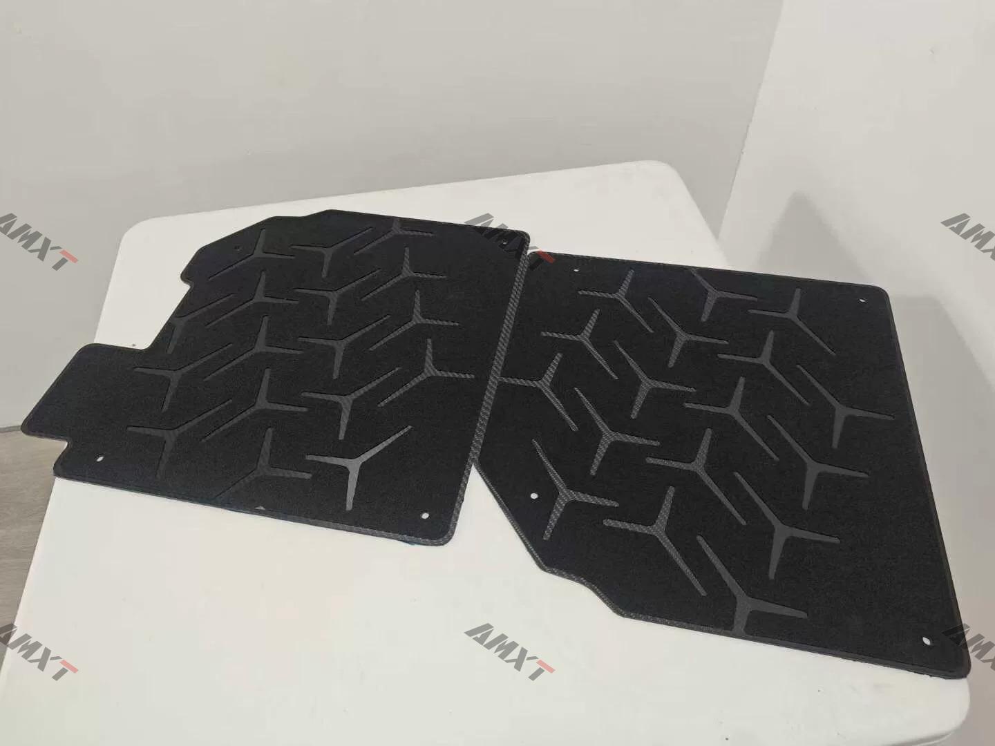 High Quality Fast Delivery Dry Carbon Fiber Floor Mats for Lamborghini Aventador LP700 Upgrade to SVJ Interior Parts