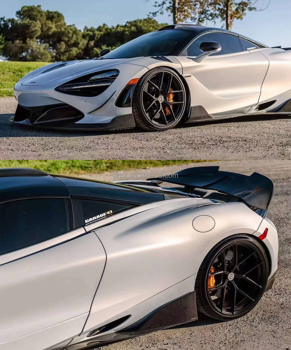 RYFT Body Kits for McLaren 720S Excellent Quality Prepreg Dry Carbon Fiber Front Lip Side Skirt Rear Diffuser Hood Fender