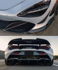 RYFT Body Kits for McLaren 720S Excellent Quality Prepreg Dry Carbon Fiber Front Lip Side Skirt Rear Diffuser Hood Fender