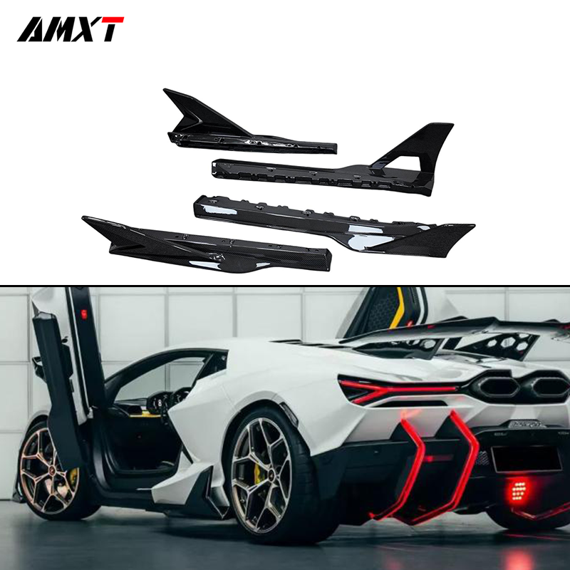 Good Fitment Dry Carbon Fiber Duke Side Skirts for Lamborghini Revuelto