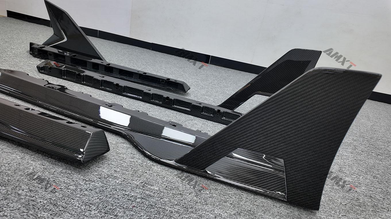 Good Fitment Dry Carbon Fiber Duke Side Skirts for Lamborghini Revuelto