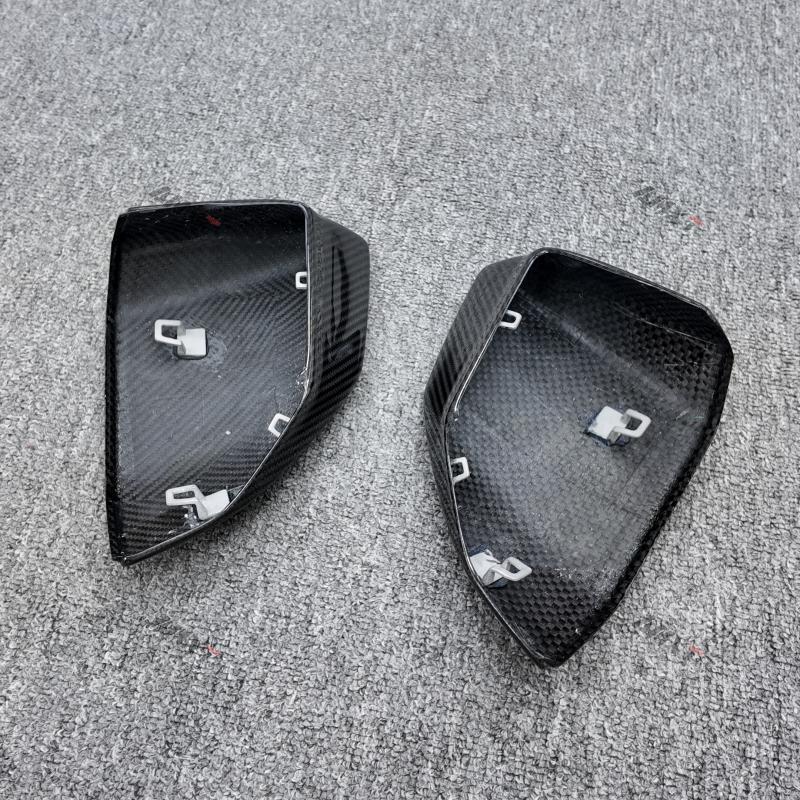 Dry Carbon Fiber Duke Side Mirror Cover Rear Mirror Cover for Lamborghini Revuelto