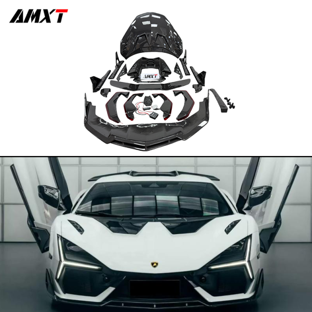 Dry Carbon Fiber Car Duke Body Kits for Lamborghini Revuelto